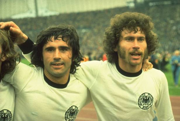 Gerd Muller and Breitner both of West Germany